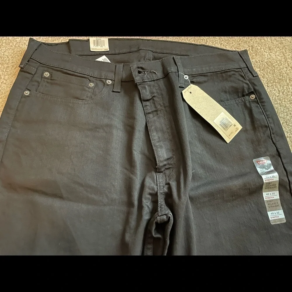 𝅺levi’s 559 RELAXED STRAIGHT FIT MEN'S JEANS black 40x32